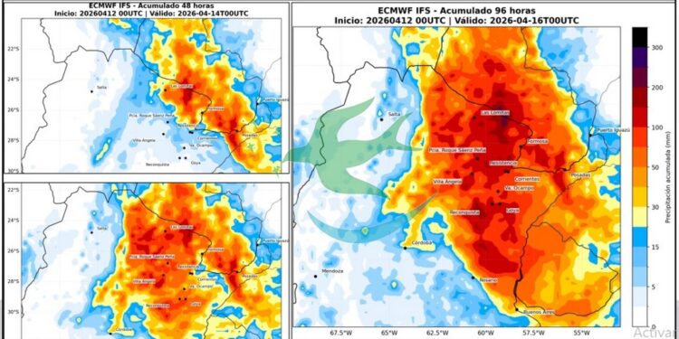 Alertas por lluvias y tormentas fuertes para este Martes y Miércoles