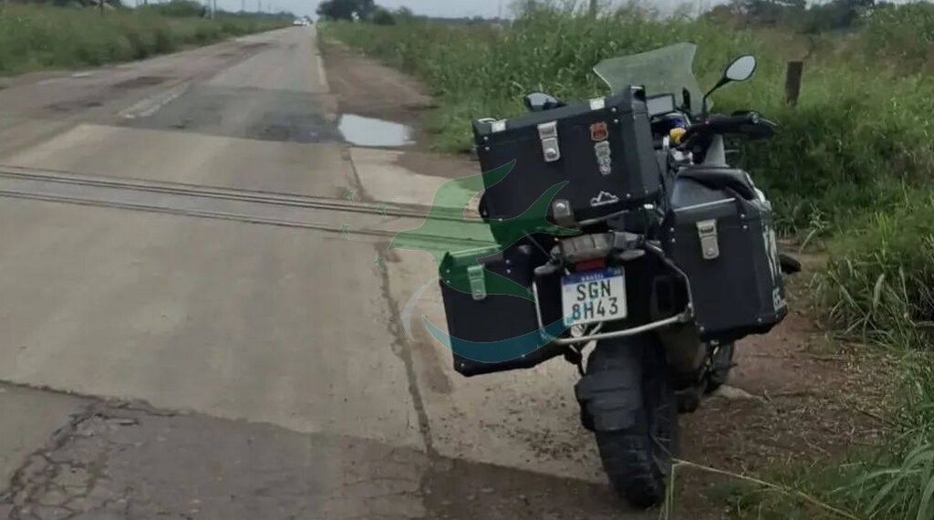 Muere un motociclista brasilero tras accidentarse en el sudoeste chaqueño debido al deplorable estado de la Ruta 89