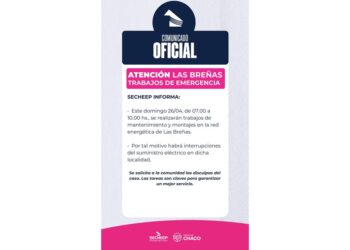 SECHEEP: Corte de Energía Programado para este Domingo