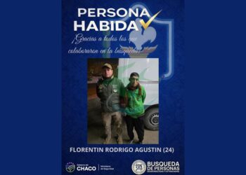 Se desactiva “Protocolo de Búsqueda de Personas”