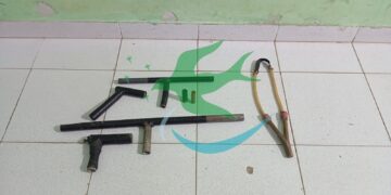 Desbaratan un intento de gresca entre menores y secuestran armas de fabricación casera