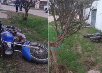 Siniestro vial en Las Breñas deja dos personas lesionadas