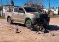 Un choque entre camioneta y moto dejó a un vecino herido