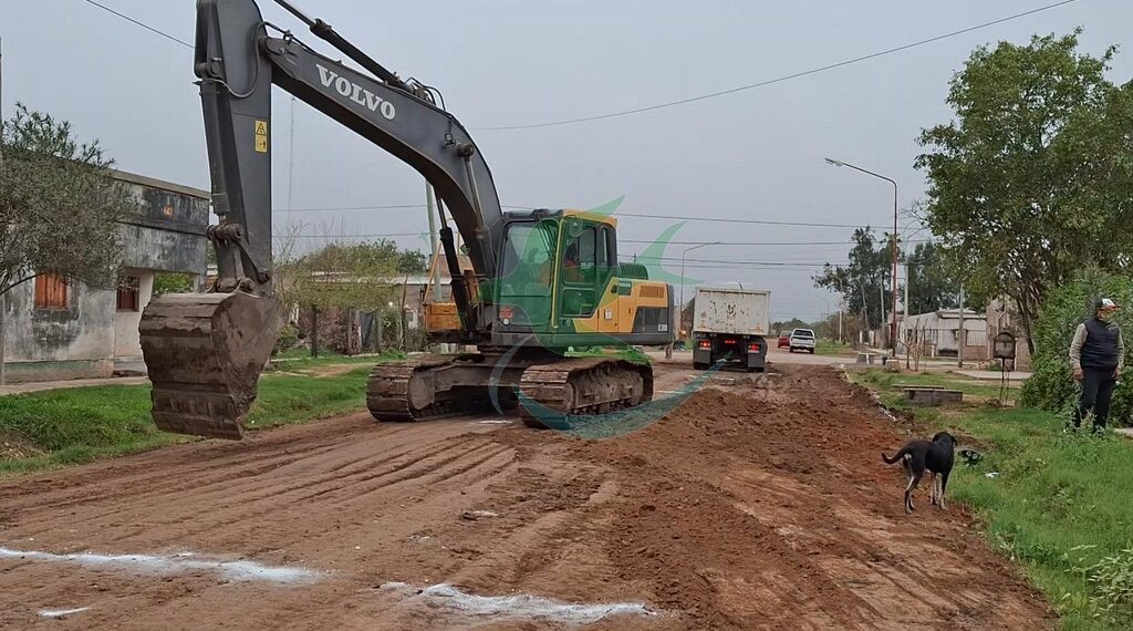 Asfaltado de calles en Las Breñas y obras sobre Ruta Prov. 6 y Nacional 89