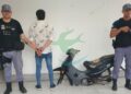 Policía breñense recupera moto robada